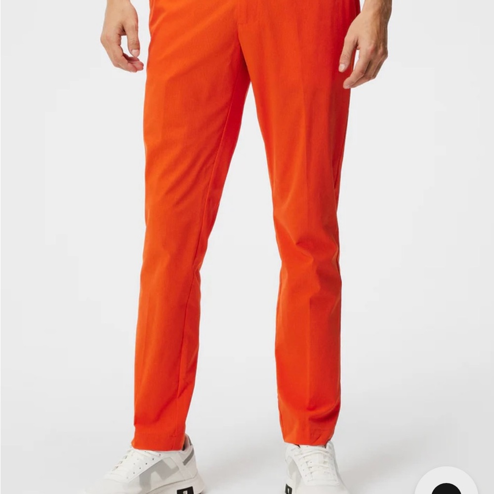 J.Lindeberg Men's Bright Red/Orange HighVent Golfing pants